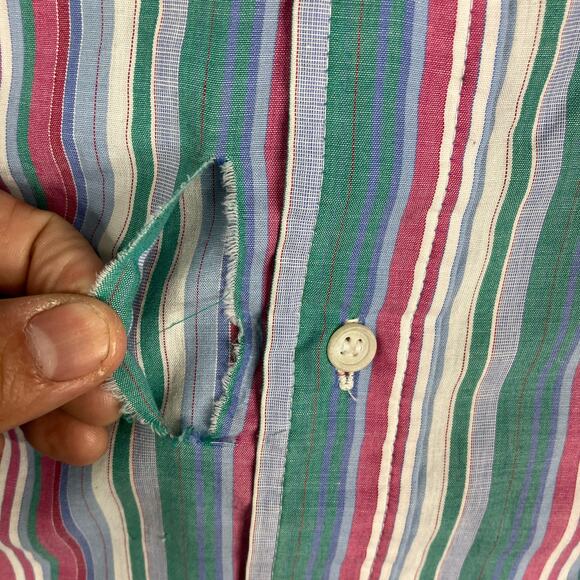 Pendleton Shirt Mens XL Multicolor Stripe Button Down Country Traditions - Picture 3 of 8